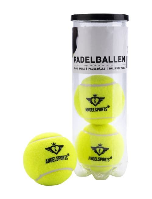 Balles de Padel Professionnelles x 3 dans Un Tube - 45% Laine